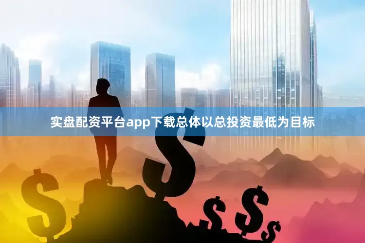 实盘配资平台app下载总体以总投资最低为目标
