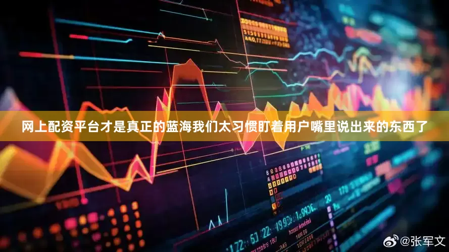 网上配资平台才是真正的蓝海我们太习惯盯着用户嘴里说出来的东西了